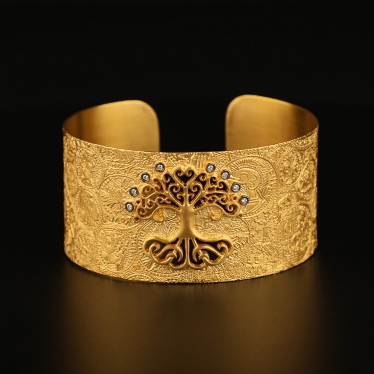 ANTİK KOLEKSİYON 22 AYAR ALTIN KELEPÇE