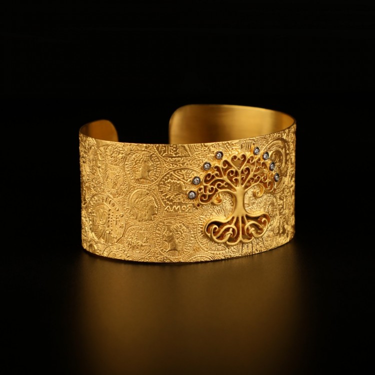 ANTİK KOLEKSİYON 22 AYAR ALTIN KELEPÇE