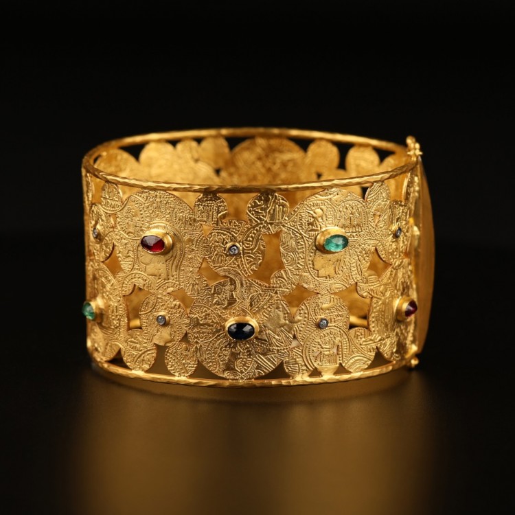 ANTİK KOLEKSİYON 22 AYAR ALTIN KELEPÇE