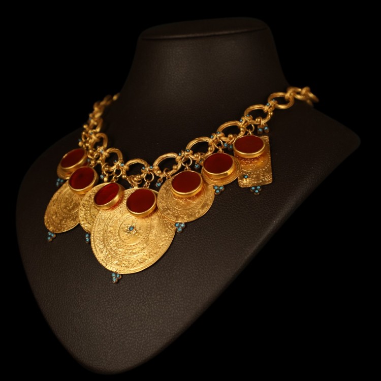 ANTİK KOLEKSİYON 22 AYAR ALTIN KOLYE