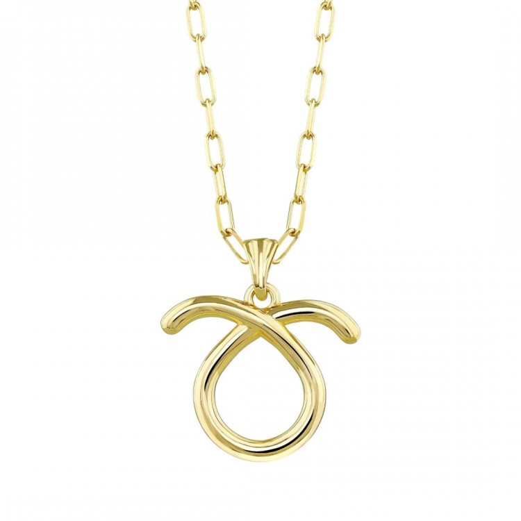 14 AYAR ALTIN ZODYAK BOĞA BURCU KOLYE