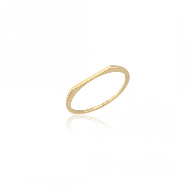 14 AYAR ALTIN MİNİMAL YÜZÜK