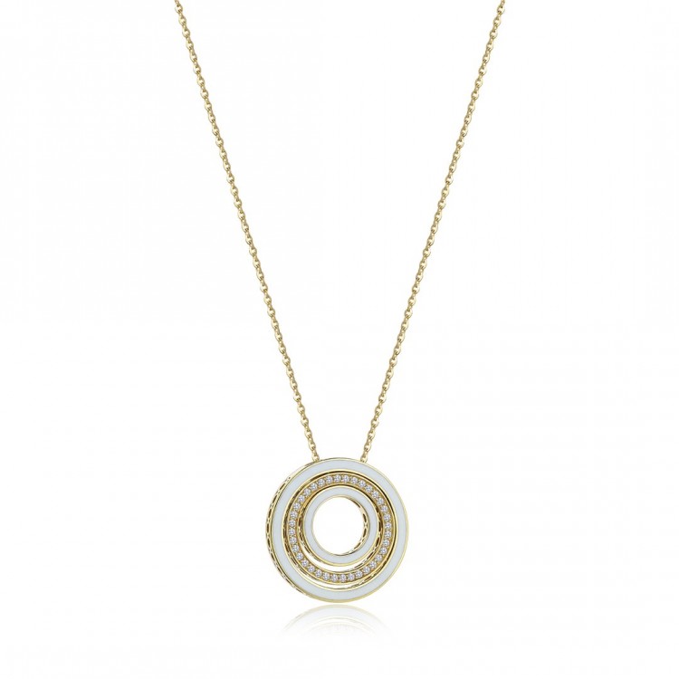 14 AYAR ALTIN KOLYE MİNELİ