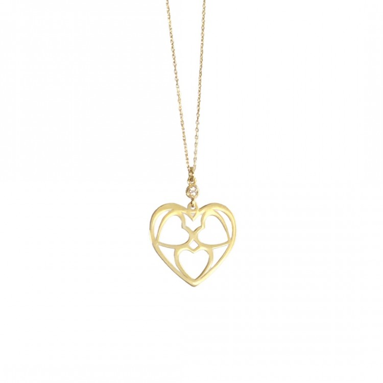 14 AYAR ALTIN & PIRLANTA KOLYE