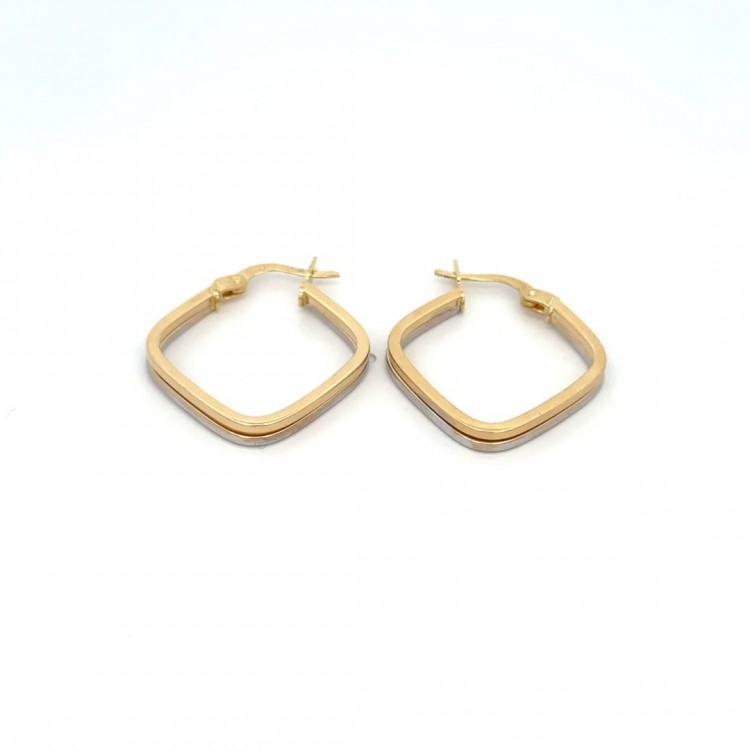 Kare Küpe | 2.12 Gram 14 Ayar Altın