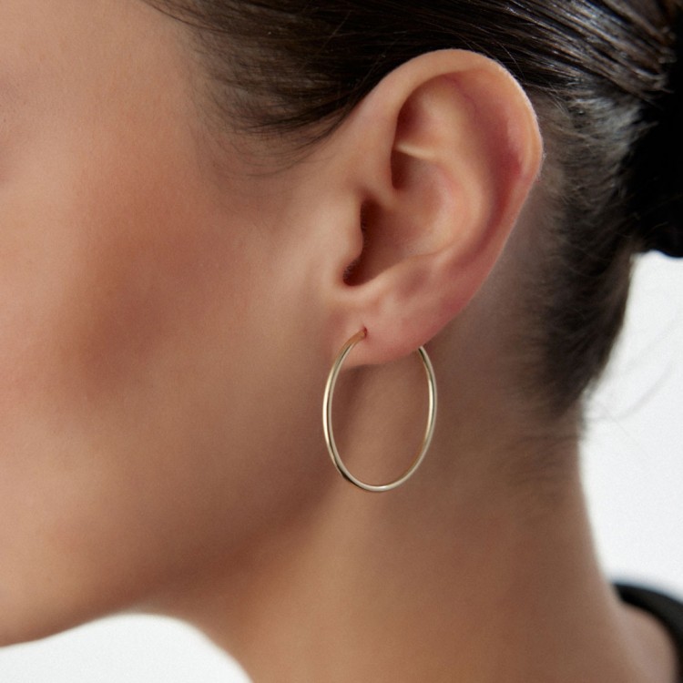 Halka Küpe | 2.75 Gram 14 Ayar Altın