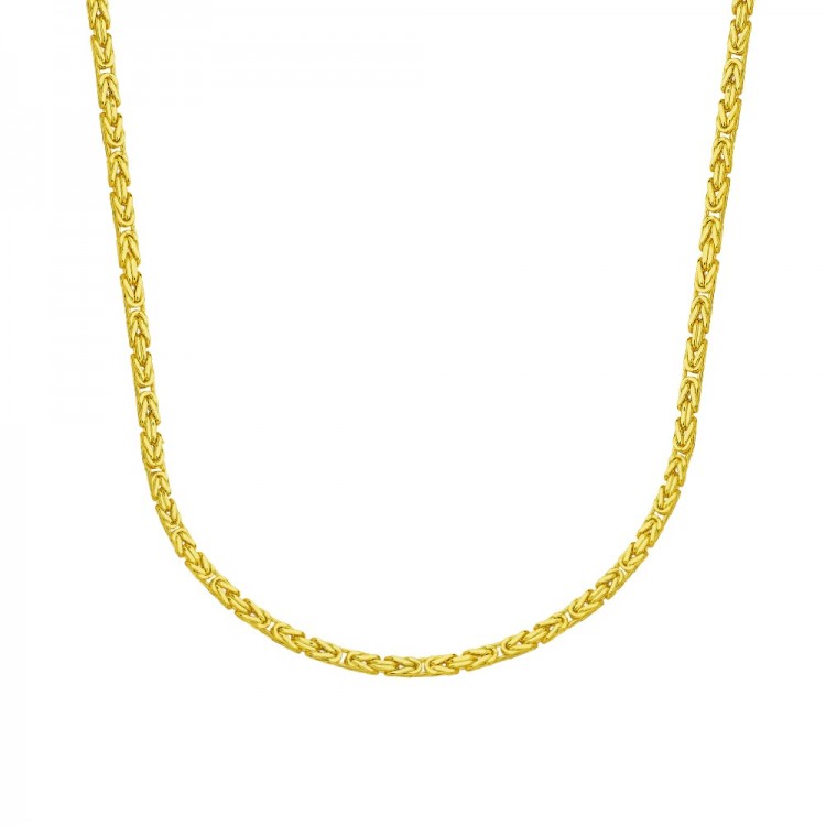 EL İŞİ 14 AYAR ALTIN KRAL ZİNCİR KOLYE