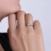0.05 KARAT PIRLANTA BAGET YÜZÜK