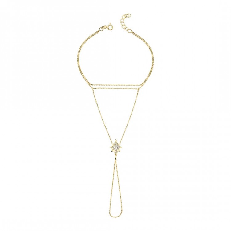 Kuzey Yıldızı Şahmeran Bileklik | 2.47 Gram 14 Ayar Altın