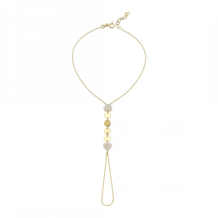 Pullu Şahmeran Bileklik | 2.59 Gram 14 Ayar Altın