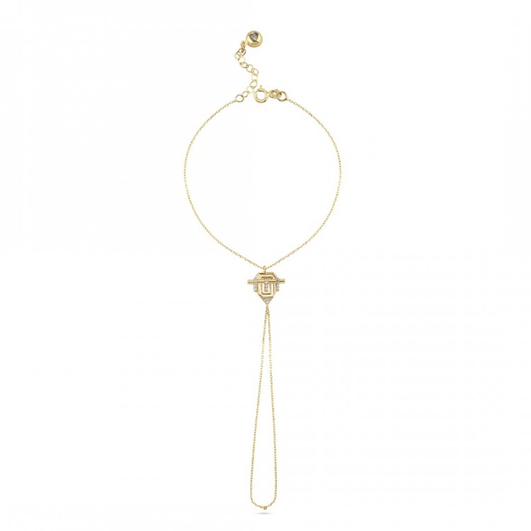 Serenay Sarıkaya Şahmeran Bileklik | 2.15 Gram 14 Ayar Altın